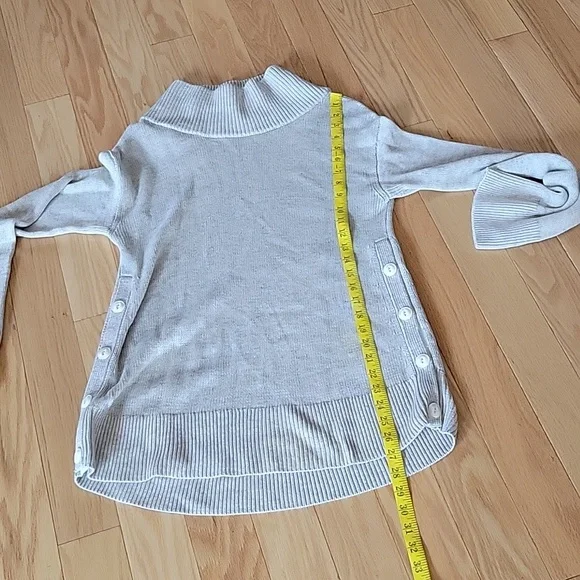 Rag & Bone Phyllis Mock Turtleneck Wool and Cashmere Blend Sweater - Picture 15 of 16